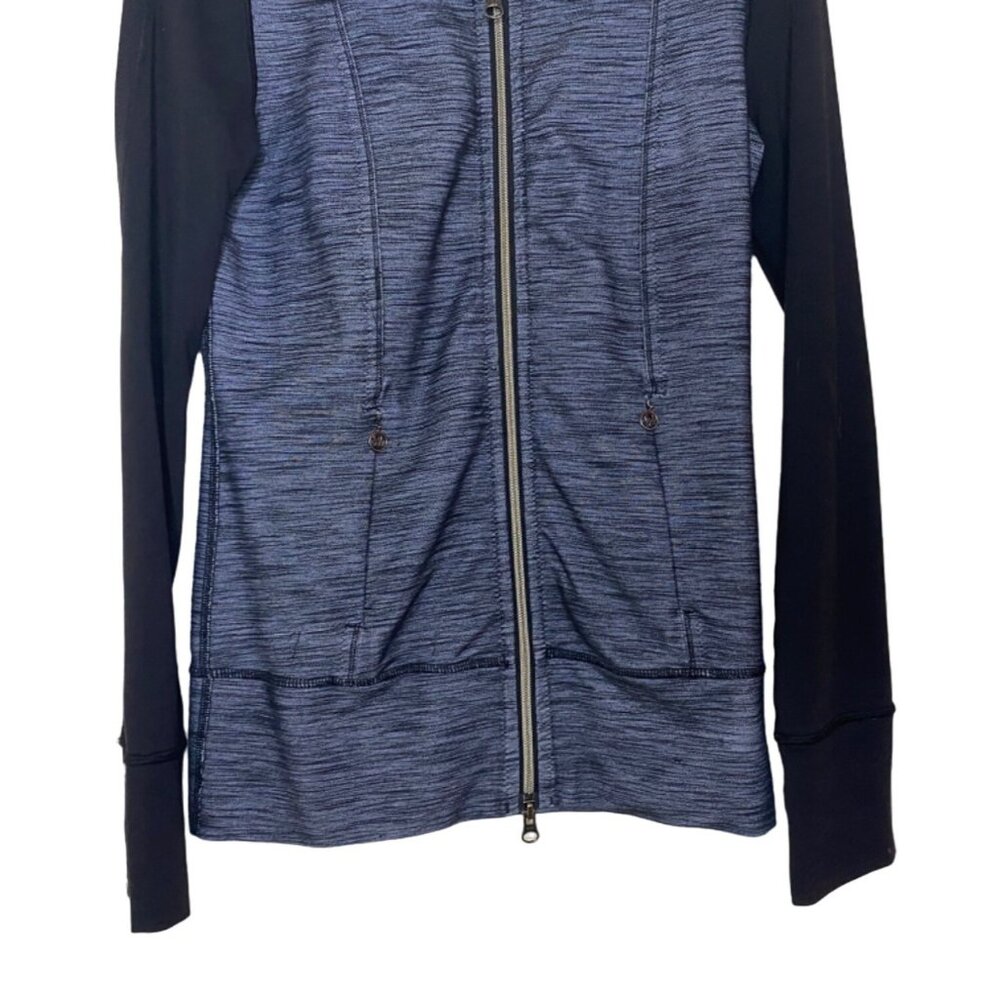 LULULEMON Devine Zip Strech Jacket Womens size 4 Black - Picture 3 of 6